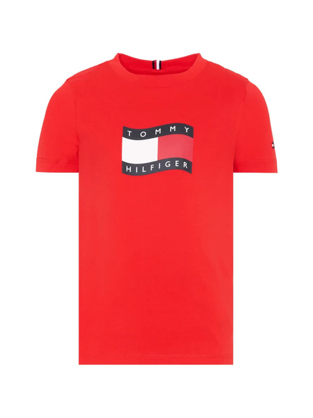  Tommy Hilfiger Junior Flag T-shirt - Red 