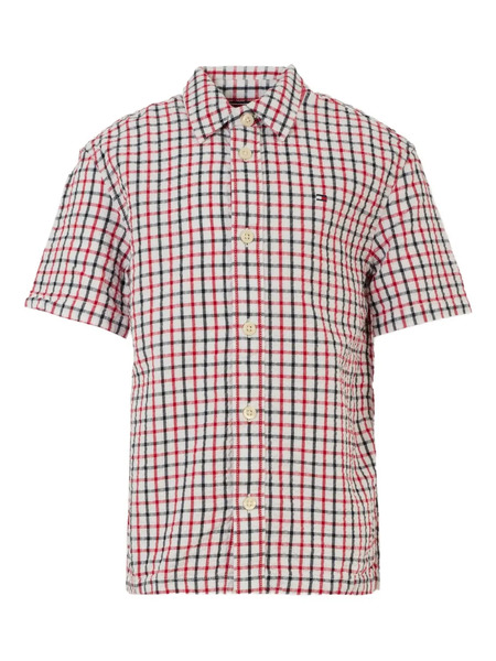  Tommy Hilfiger Junior Gingham-check Short-sleeve Shirt - White 