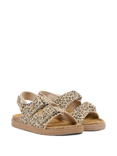  Tommy Hilfiger Junior Leopard Print Strap Sandals - Neutrals 