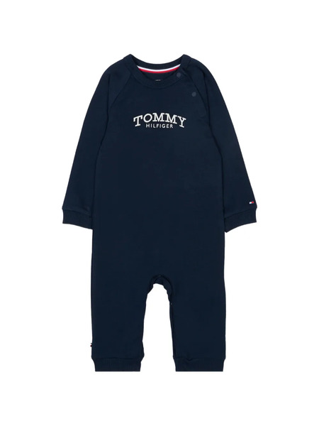  Tommy Hilfiger Junior Logo-embroidered Romper - Blue 