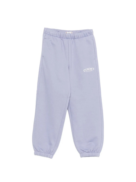  Tommy Hilfiger Junior Logo-embroidered Track Pants - Purple 