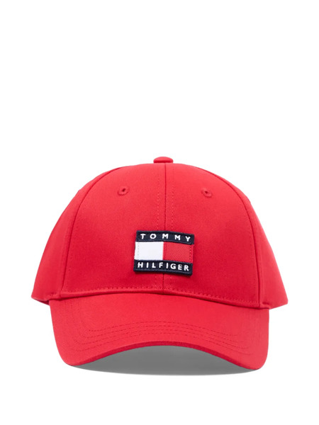  Tommy Hilfiger Junior Logo-patch Cap - Red 