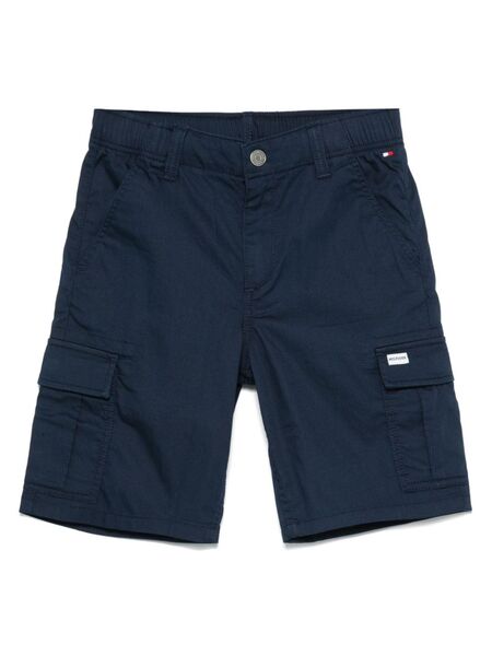  Tommy Hilfiger Junior Logo-patch Cargo Shorts - Blue 