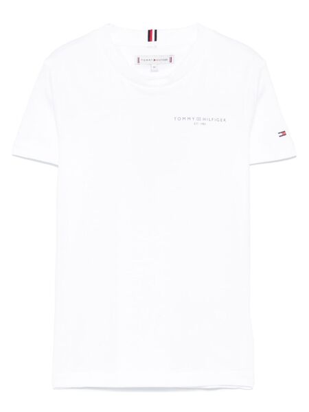  Tommy Hilfiger Junior Logo-print T-shirt - White 