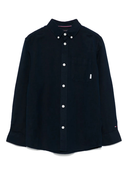  Tommy Hilfiger Junior Long Sleeve Shirt - Blue 