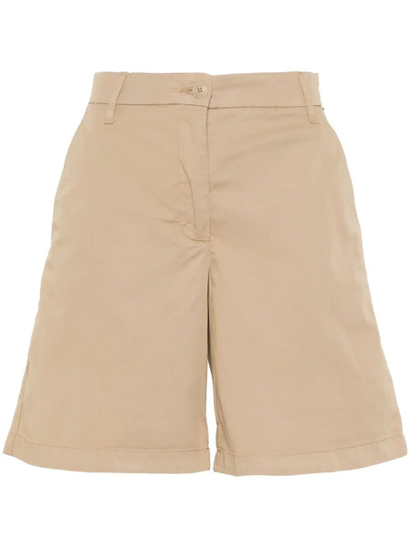  Tommy Hilfiger Logo-embroidered Bermuda Shorts - Neutrals 