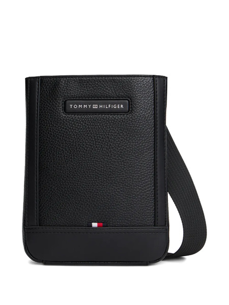  Tommy Hilfiger Logo-plaque Messenger Bag - Black 