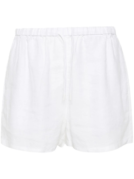  Tommy Hilfiger Logo-plaque Shorts - White 