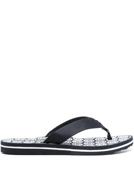  Tommy Hilfiger Logo-plaque Slides - Blue 
