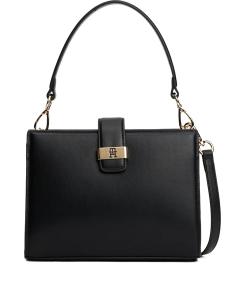  Tommy Hilfiger Logo-plaque Tote Bag - Black 