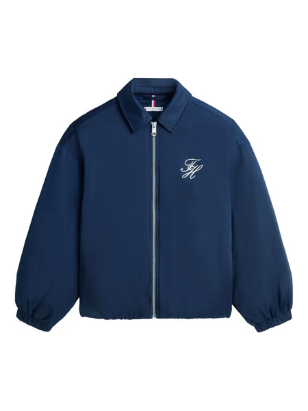  Tommy Hilfiger Logo Zip Jacket - Blue 