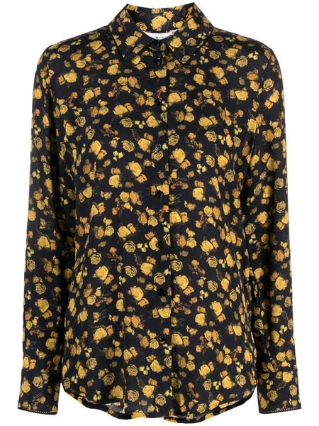  Tommy Hilfiger Moss Regular Crepe Rose Shirt - Blue 
