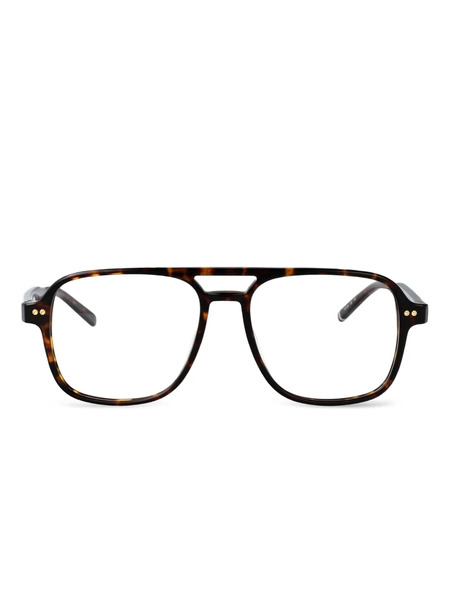 Tommy Hilfiger Navigator-frame Glasses - Brown 