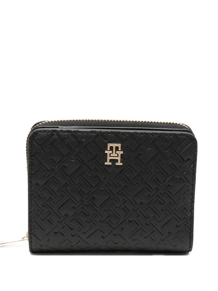  Tommy Hilfiger Patterned Zip Wallet - Black 