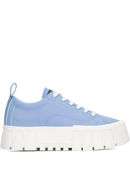  Tommy Hilfiger Platform Lace-up Sneakers - Blue 