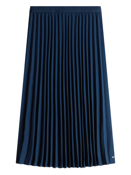  Tommy Hilfiger Pleated Midi Skirt - Blue 