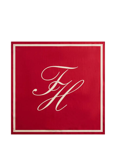 Tommy Hilfiger Printed Scarf - Red 