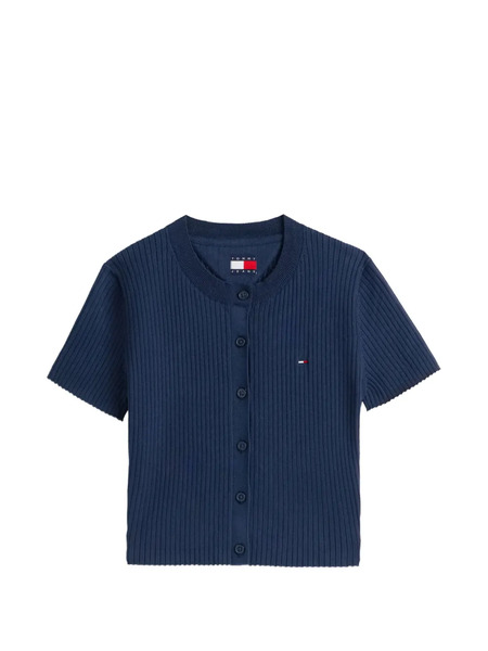  Tommy Hilfiger Short-sleeve Cardigan - Blue 