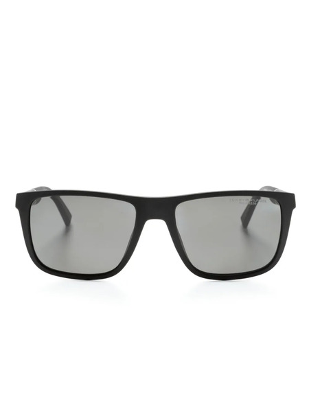  Tommy Hilfiger Square-frame Matte Sunglasses - Black 