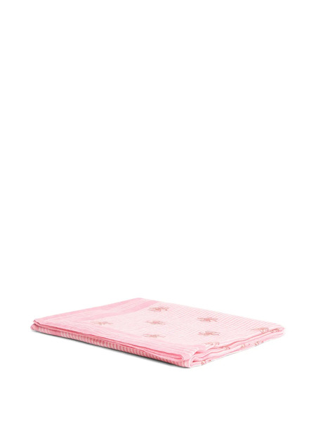  Tommy Hilfiger Striped-pattern Scarf - Pink 