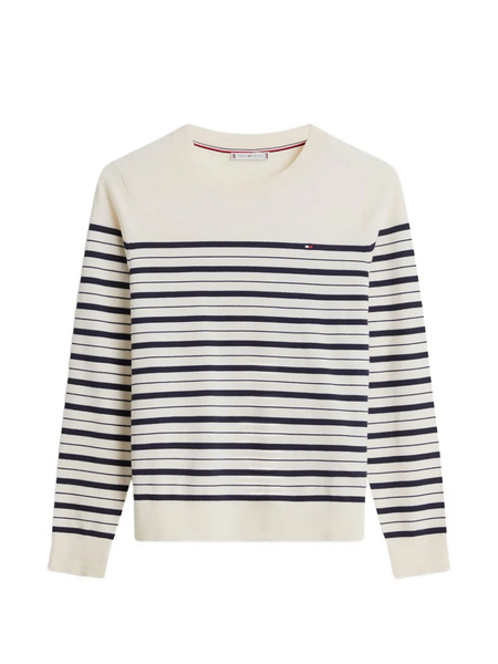  Tommy Hilfiger Striped-pattern Sweater - Neutrals 