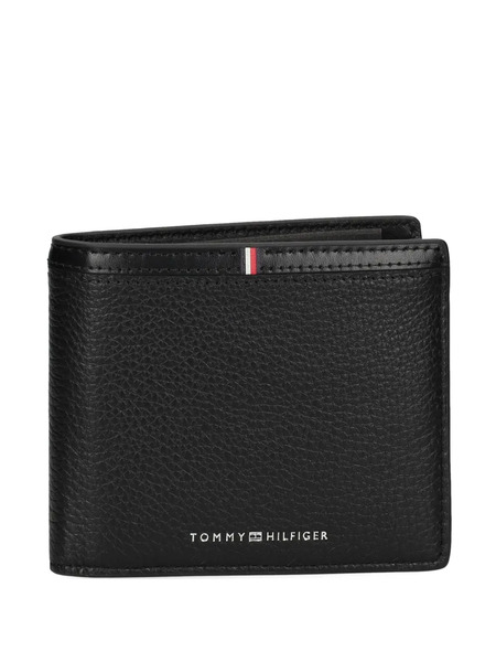  Tommy Hilfiger Textured-leather Wallet - Black 