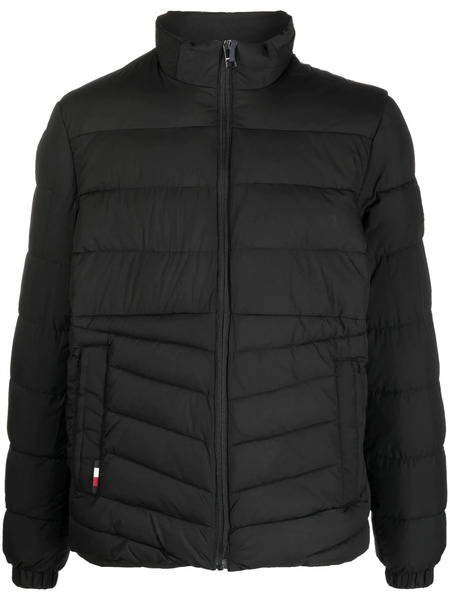  Tommy Hilfiger Zip-up Quilted Jacket - Black 