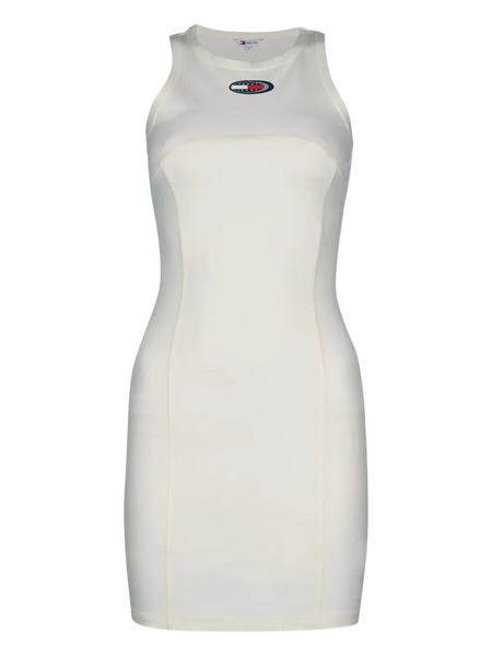  Tommy Jeans Abito Logo Dress - Neutrals 