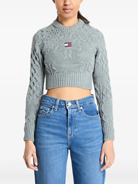  Tommy Jeans Cable-knit Jumper - Grey 