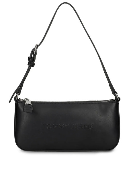  Tommy Jeans Essential Metal Logo Shoulder Bag - Black 