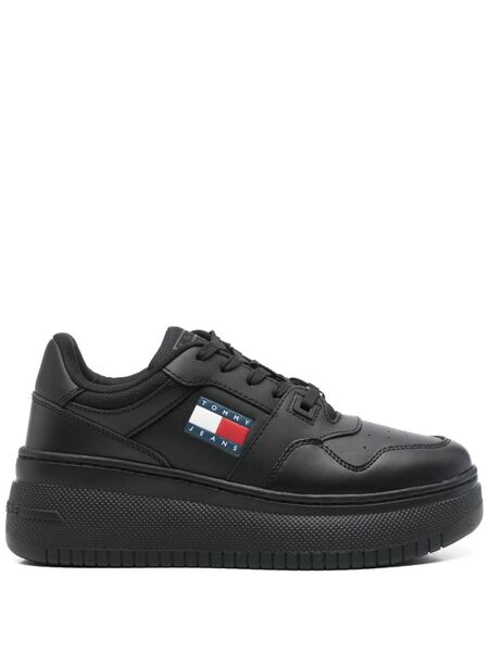  Tommy Jeans Flatform Sneakers - Black 