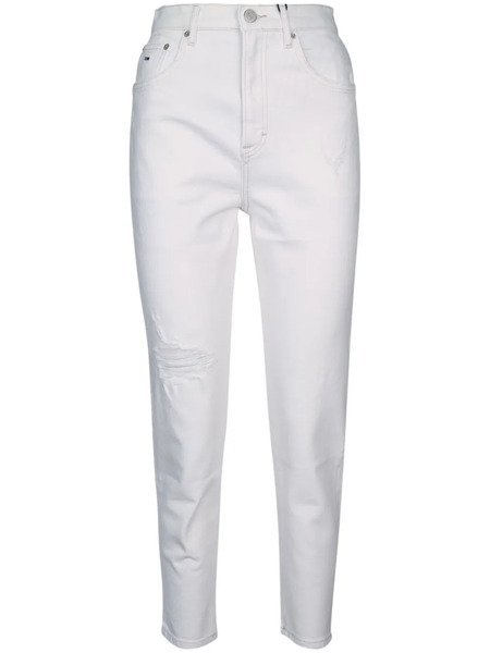  Tommy Jeans High-rise Tapered Jeans - White 