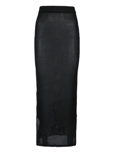  Tommy Jeans Knitted Gonna Skirt - Black 