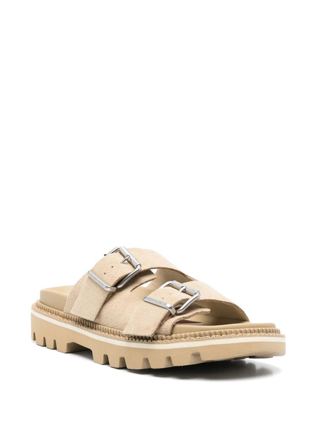  Tommy Jeans Leather Sandals - Neutrals 