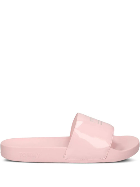  Tommy Jeans Logo-plaque Slides - Pink 