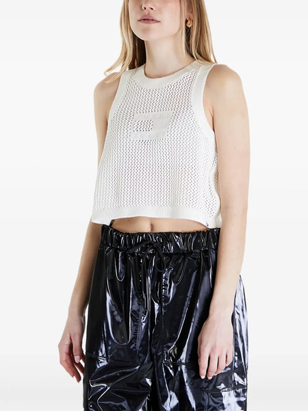  Tommy Jeans Open-stitch Tank Top - White 