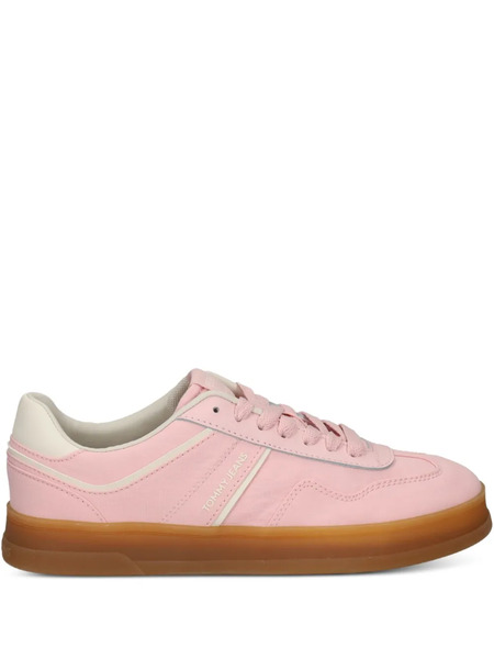  Tommy Jeans Panelled Low-top Sneakers - Pink 