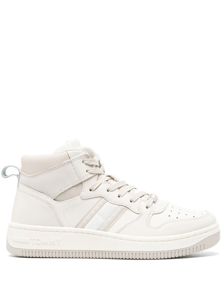  Tommy Jeans Retro Basket High-top Sneakers - White 