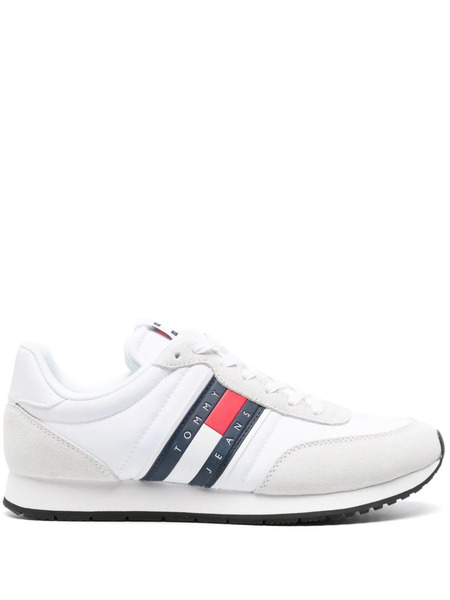  Tommy Jeans Runner Panelled Sneakers - White 