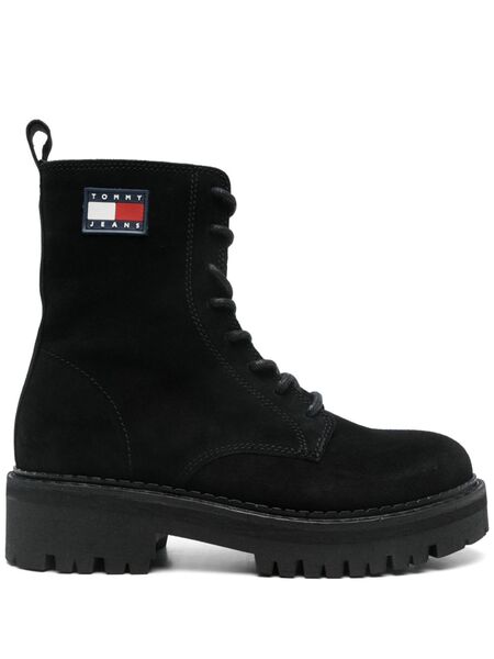  Tommy Jeans Suede Boots - Black 