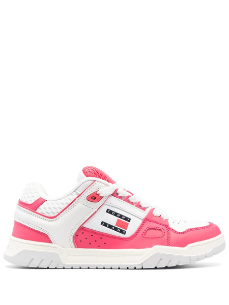  Tommy Jeans Two-tone Panelled Sneakers - Pink 