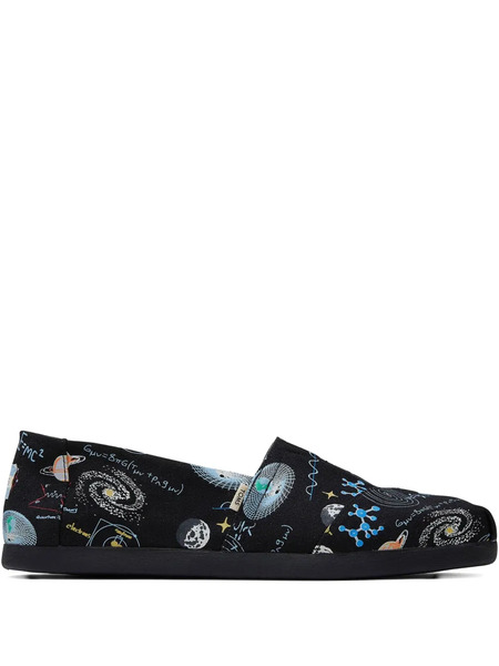  Toms Alpargata Science-print Loafers - Black 