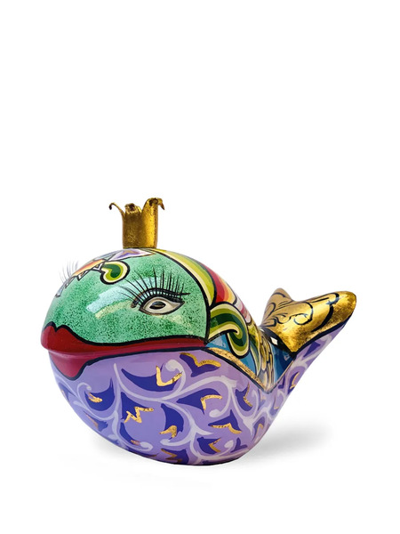  Toms Drag Moby Whale Ornament - Purple 