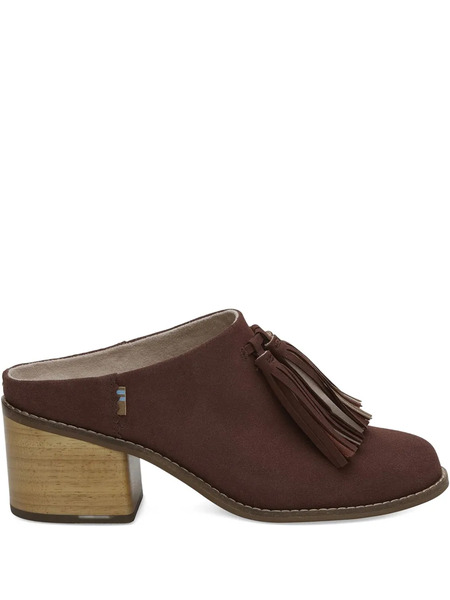  Toms Leila brown Block-heel Mules 