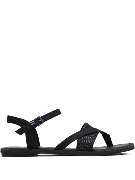  Toms Lexie black Flat Sandals 