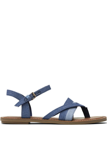  Toms Lexie navy Denim Mix Sandals - Blue 