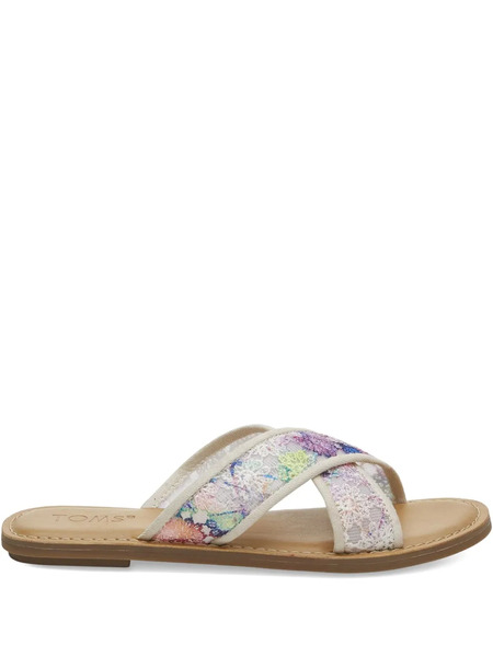  Toms Viv multi Rainbow Sandals - White 