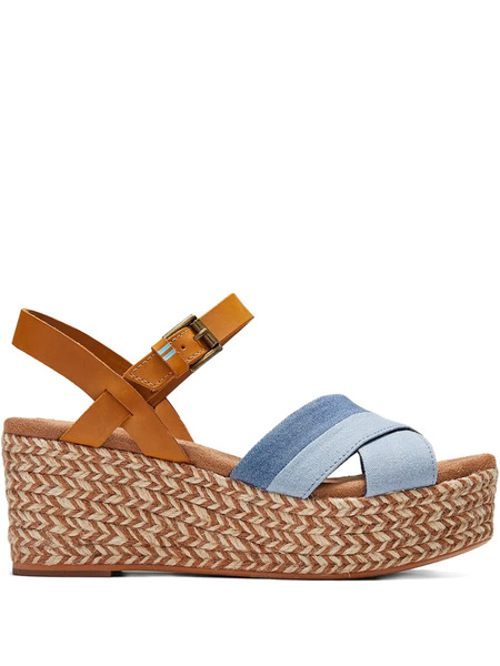  Toms Wilow beige/blue Sandals 