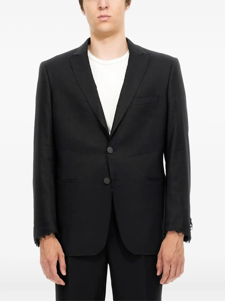  Tonello Frayed Blazer - Black 