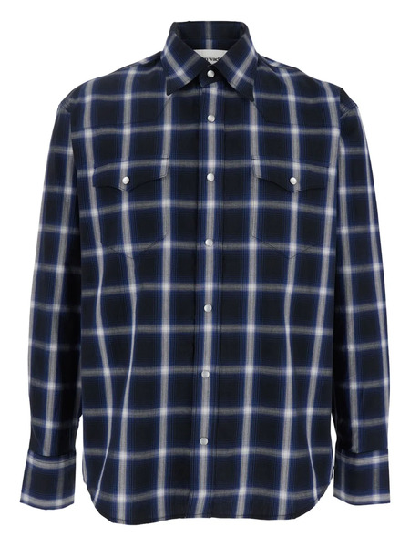  Tony Cohen Checked Shirt - Blue 